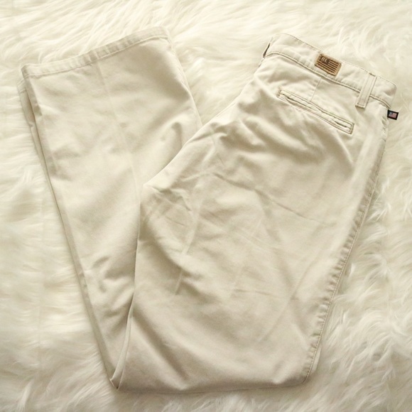 Ralph Lauren Off White Straight Leg Pants Vintage